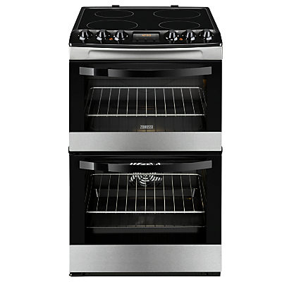 Zanussi ZCV46200XA Double Electric Oven, Stainless Steel